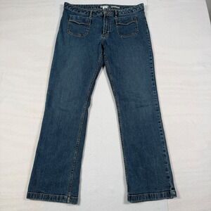 Vintage Y2K Old Navy 2002 Stretch Jeans 14 Blue Denim Patch Pocket Bootcut